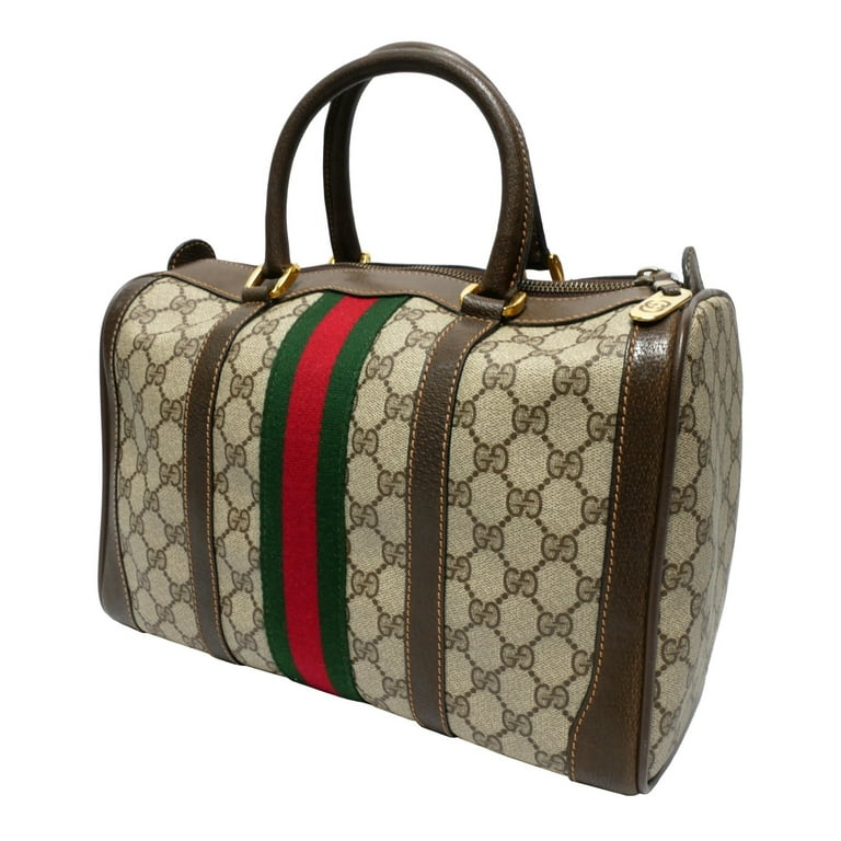 Vintage Gucci Boston Bag - Brown