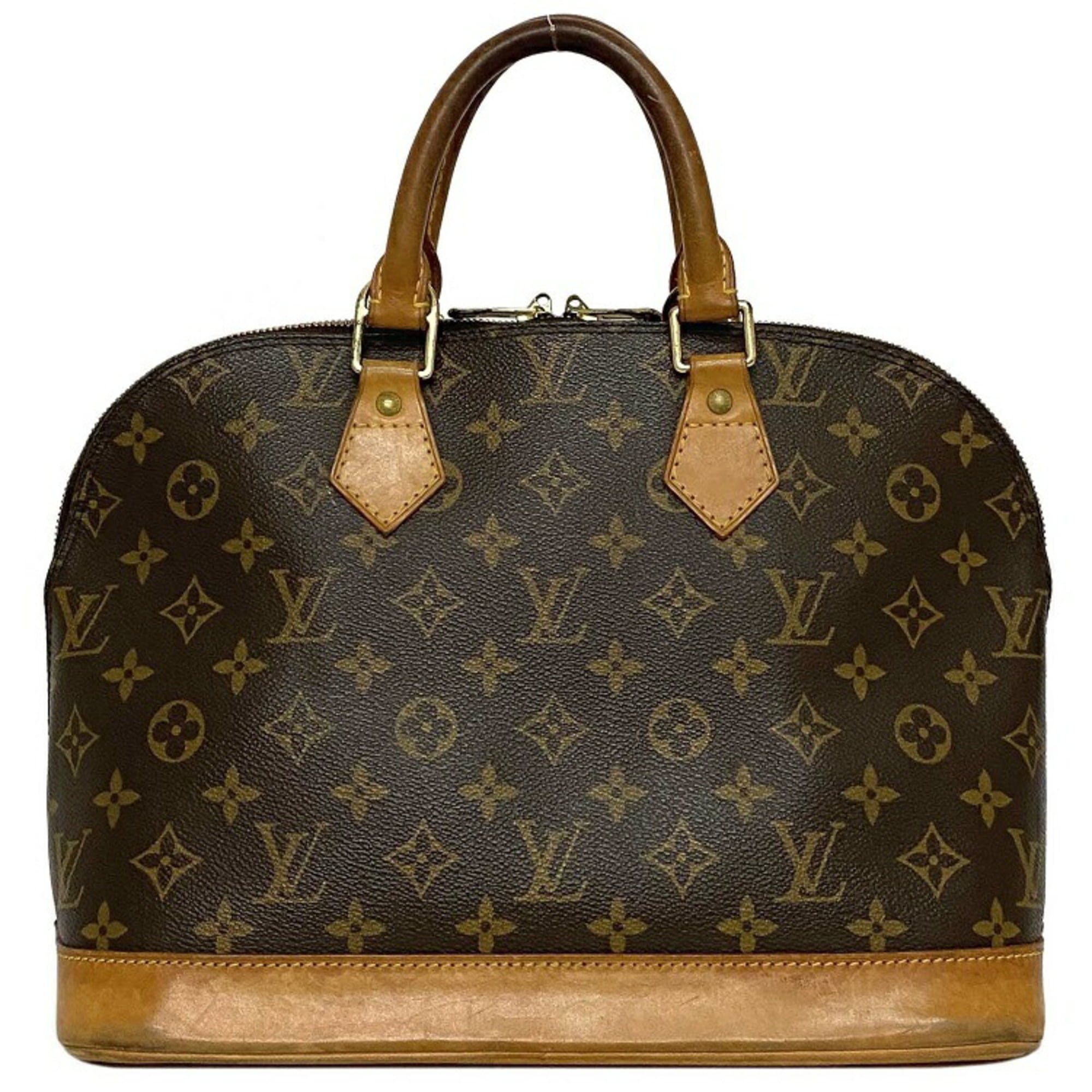 Authenticated used Handbag Alma PM Brown Beige Monogram M51130 Canvas Nume Fl0074 Louis Vuitton Key Ladies, Adult Unisex, Size: (HxWxD): 23.5cm x 31cm