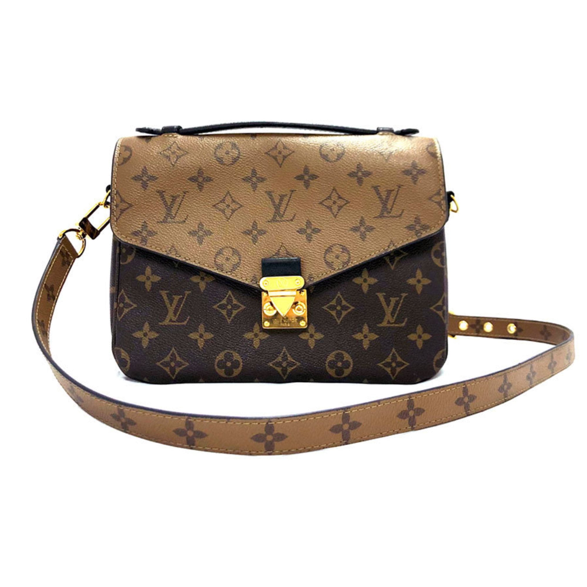 Handbag Shoulder Bag Monogram Reverse Pochette Metis MM/Monogram Brown  Women's M44876