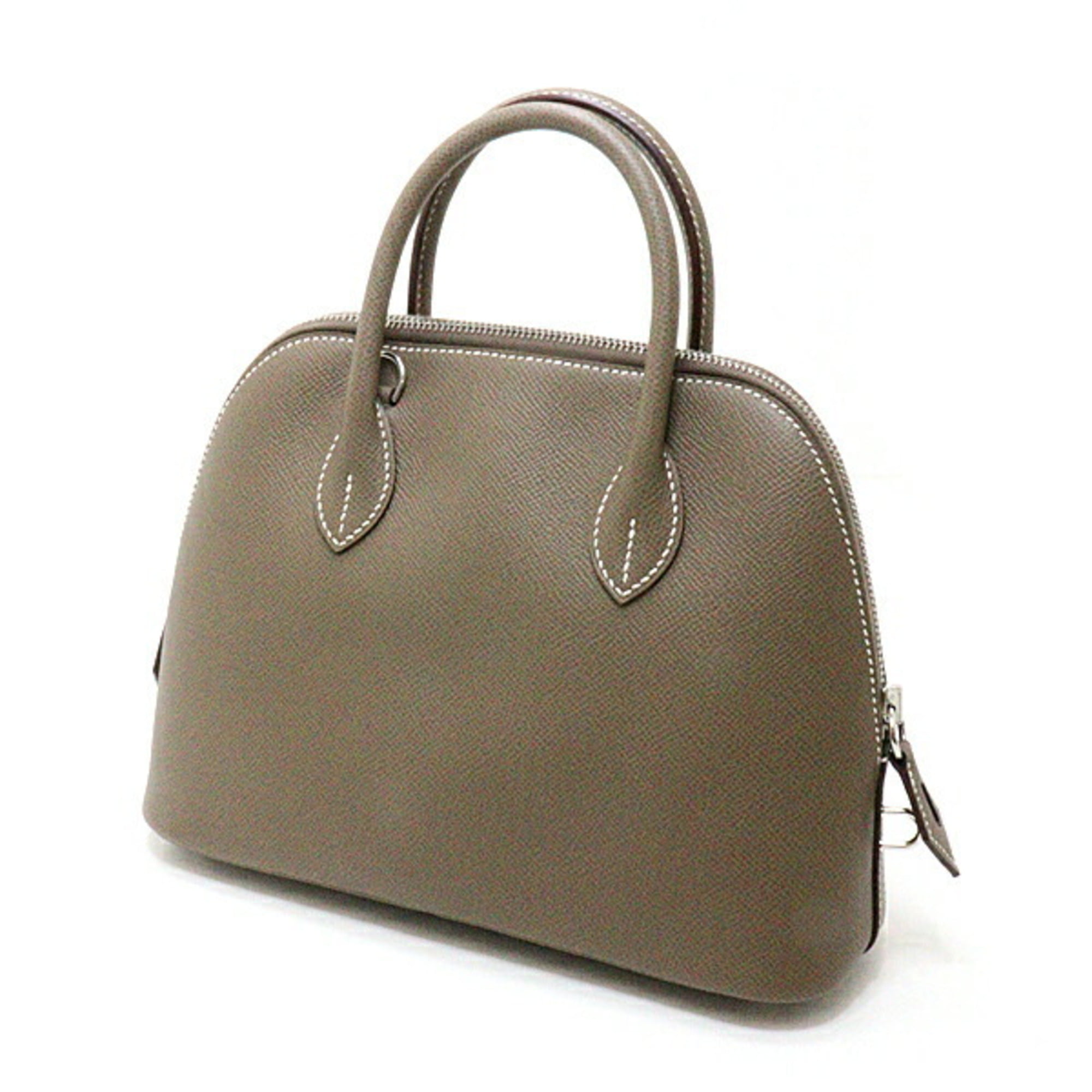 Hermes Bolide 31 Dark Brown Handbag Swift Ladies