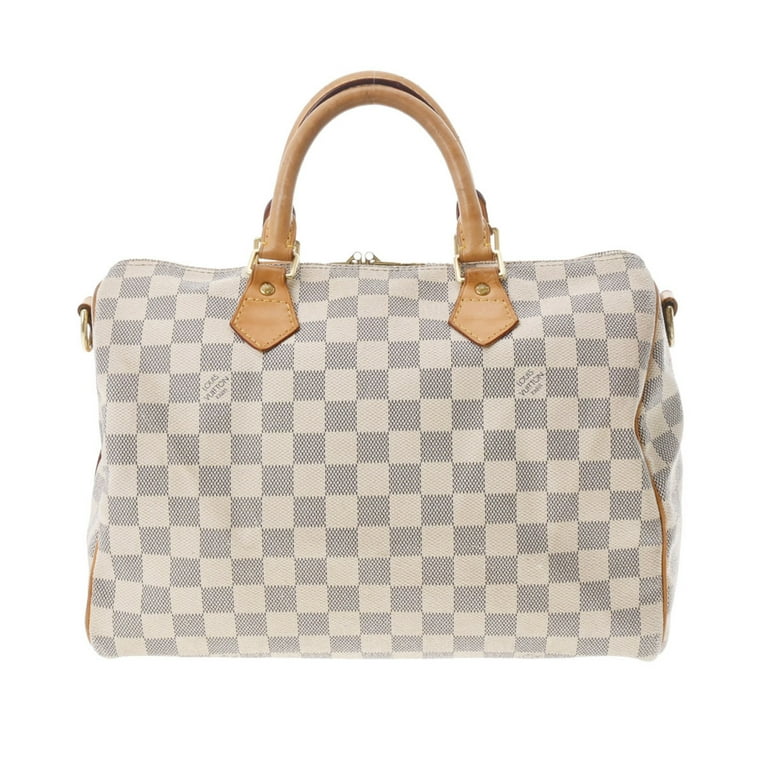 Louis Vuitton - Authenticated Speedy Handbag - Leather White for Women, Very Good Condition