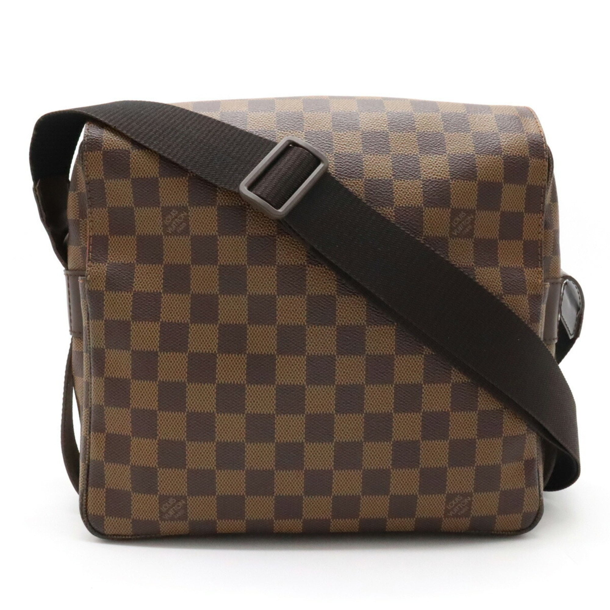 Louis Vuitton Damier Ebene Canvas Naviglio Shoulder Messenger Bag
