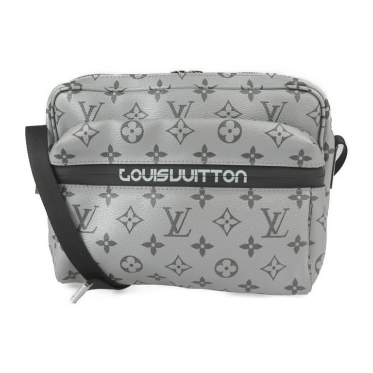 Authenticated Used LOUIS VUITTON Louis Vuitton Messenger PM Shoulder Bag  M43859 Monogram Reflect Canvas Silver Black 2018 Japan Limited 