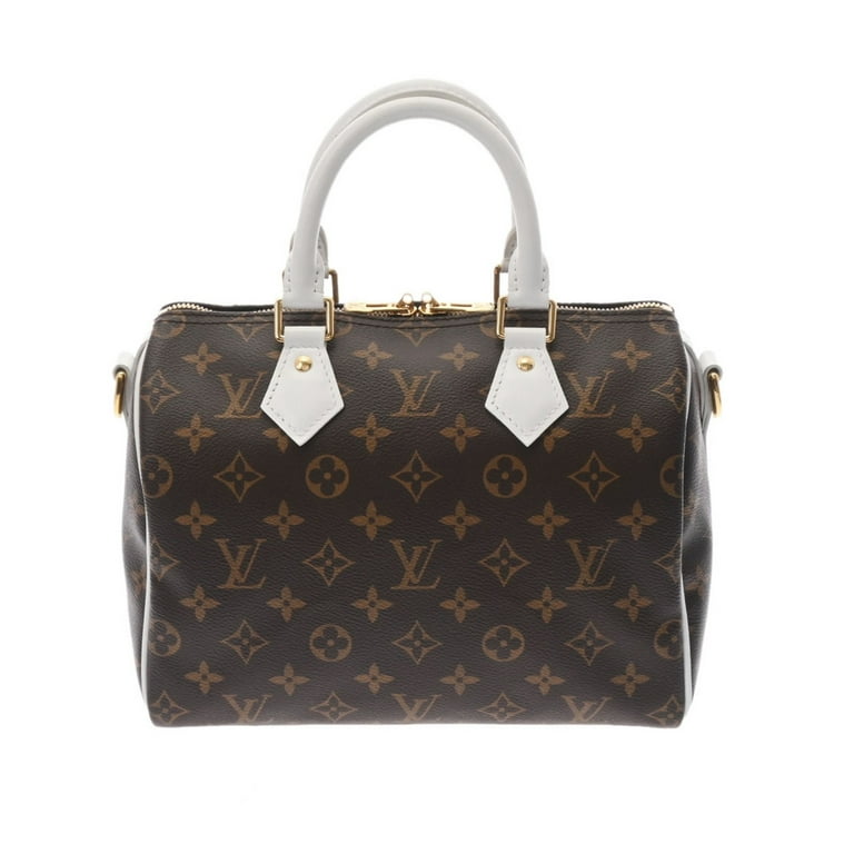 Louis Vuitton - Authenticated Speedy Handbag - Cloth White for Women, Good Condition