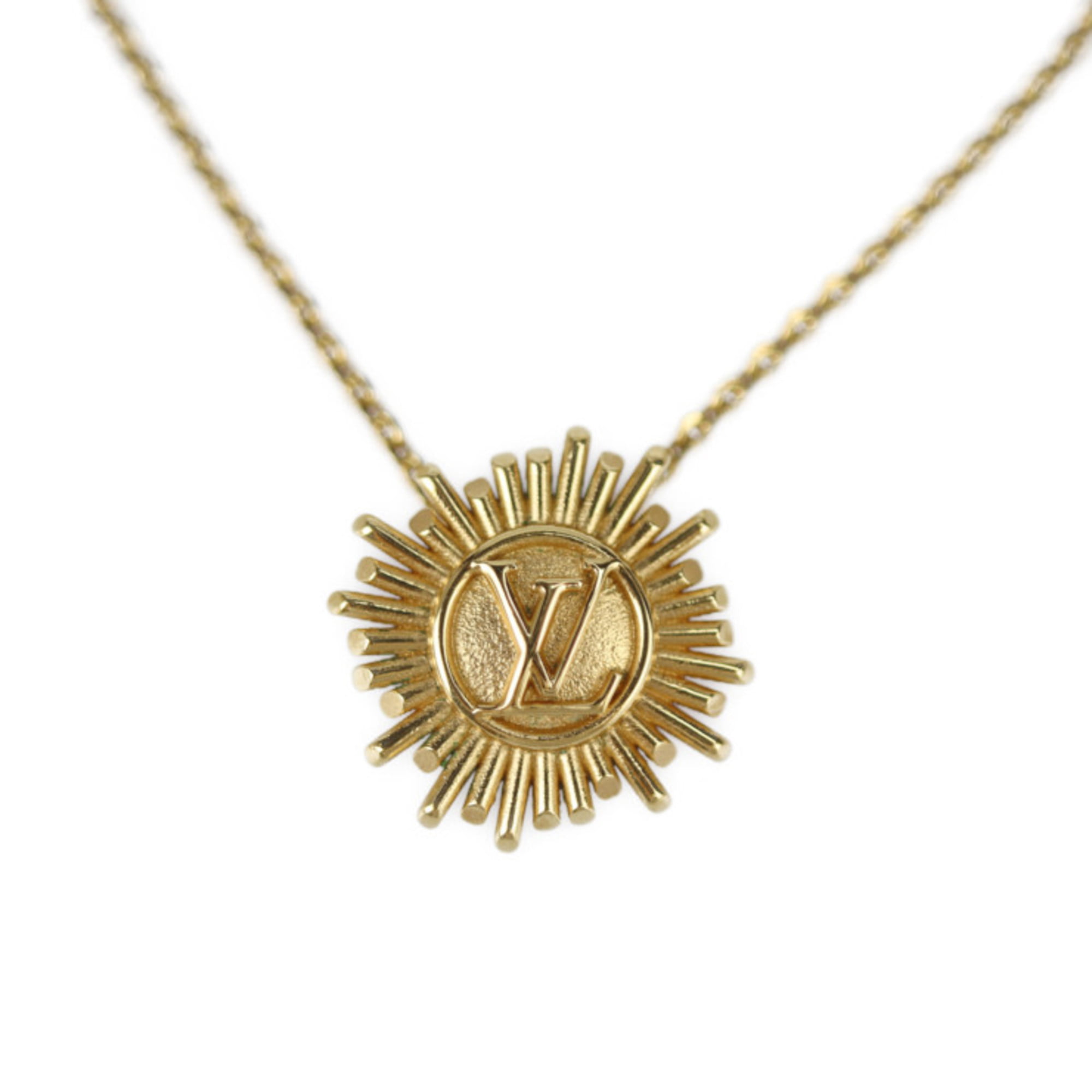 Louis Vuitton Pandantif Silver Lockit Necklace woman
