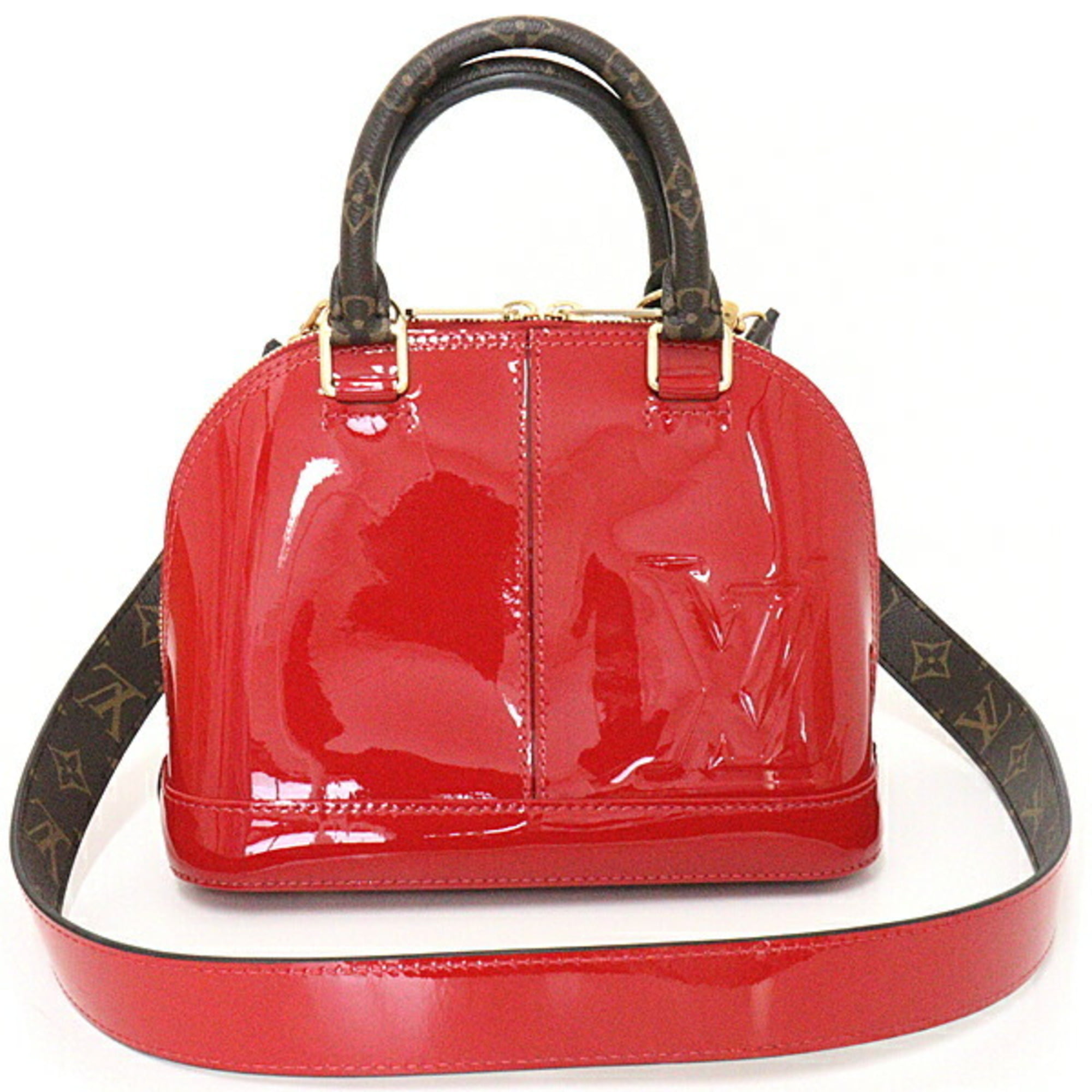 Authenticated Used Louis Vuitton Handbag Monogram Vernis Alma PM