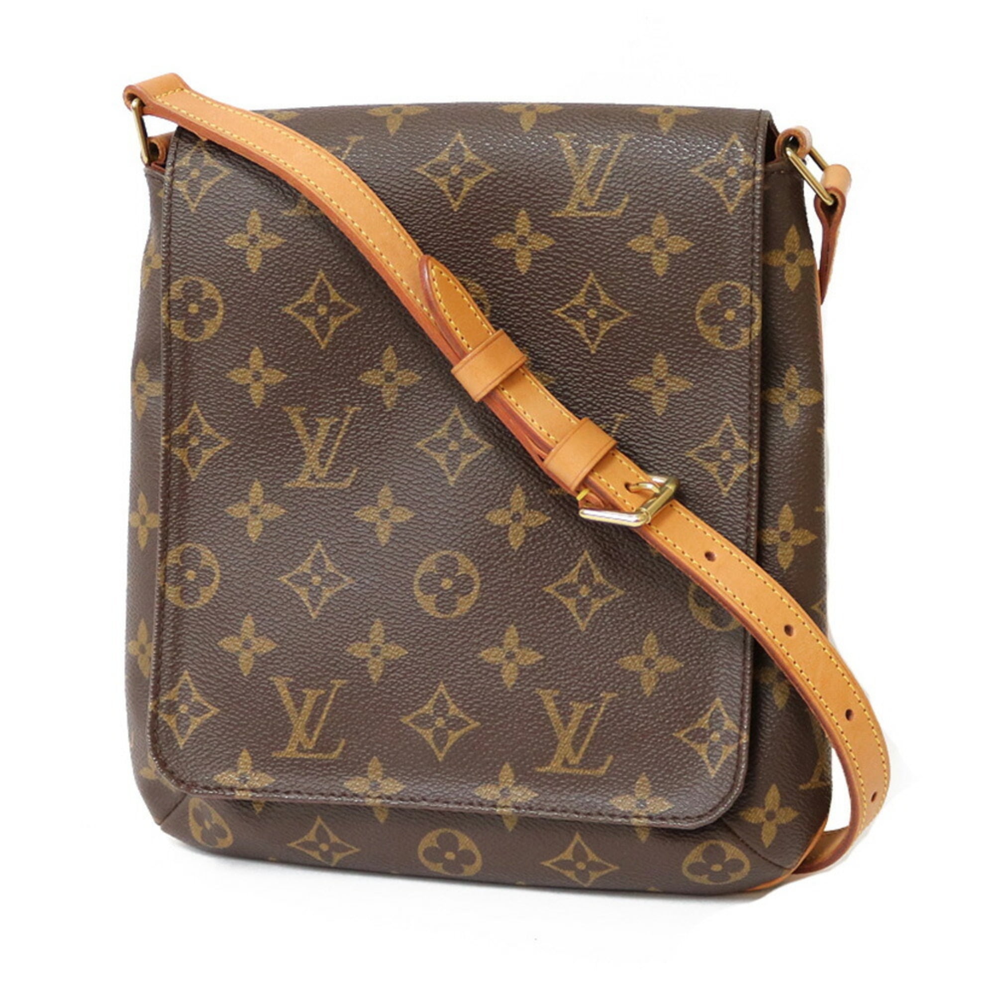 Pre-Owned Louis Vuitton Musette Monogram Brown Shoulder Bag 