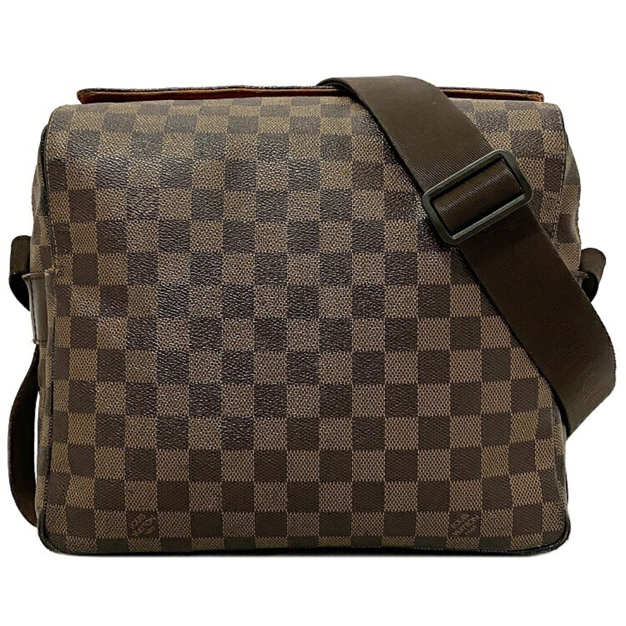 Louis Vuitton Damier Ebene Naviglio Messenger Bag For Sale at