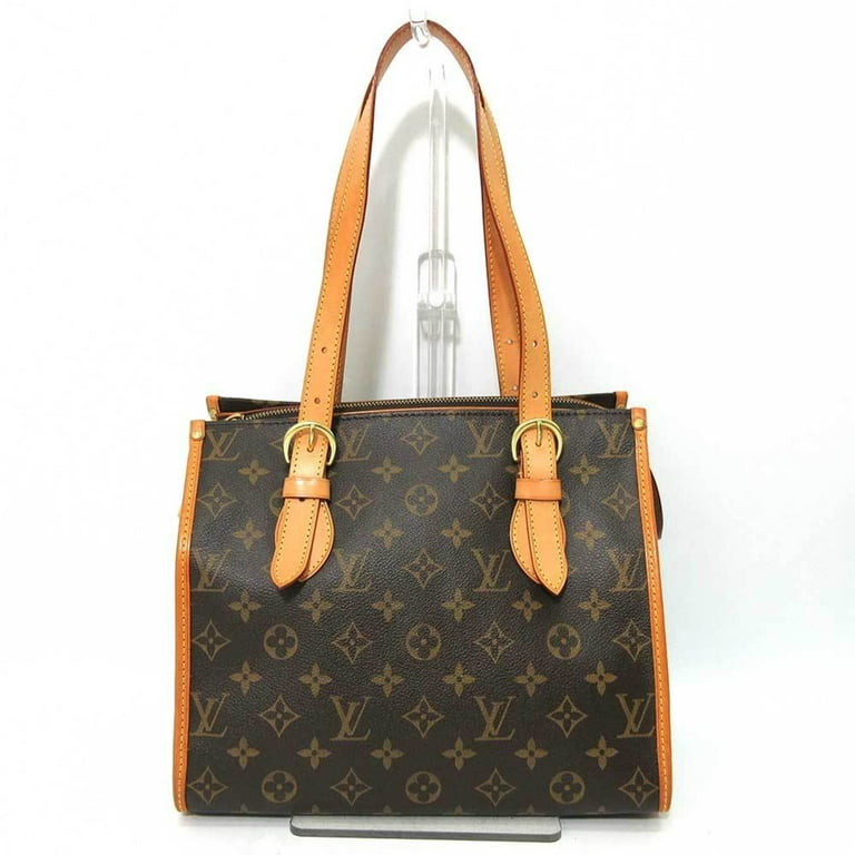 Authenticated Used Louis Vuitton Bag Popin Cool O Brown Tote Semi