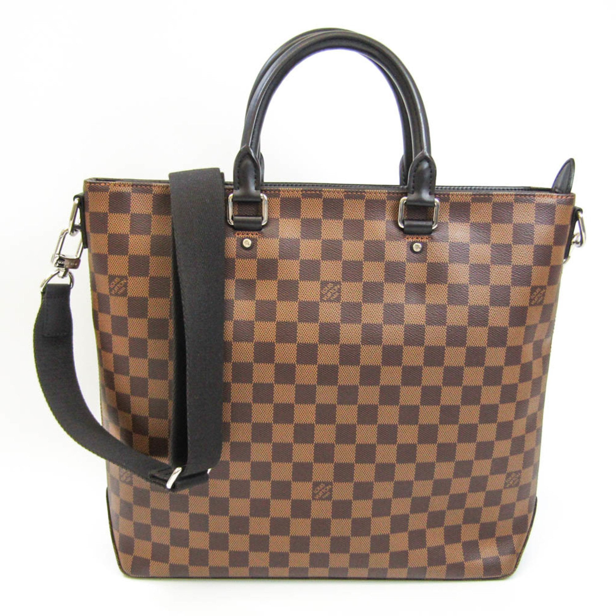 Authenticated Used Louis Vuitton Damier Jake Tote N41559 Men,Women Tote Bag  Ebene 