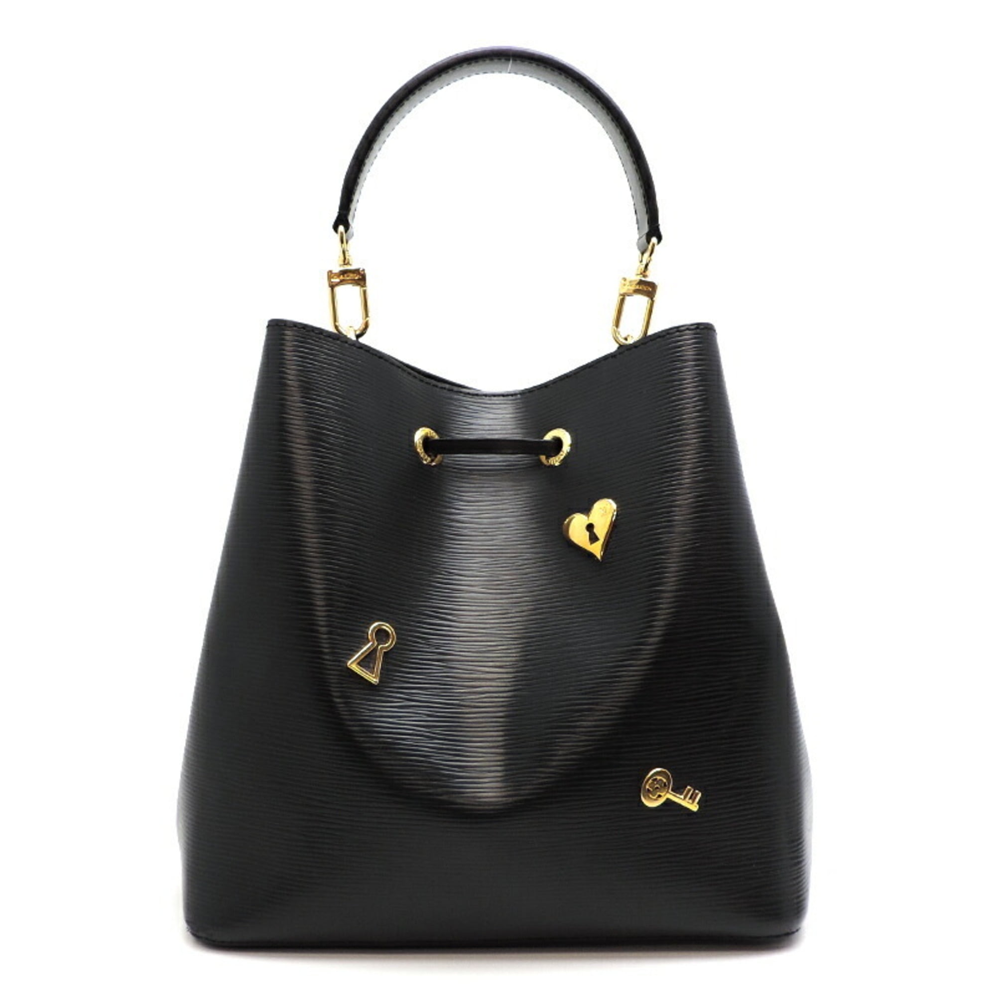Authenticated Used Louis Vuitton Epi Lovelock Neonoe Women's and Men's  Shoulder Bag M53237 Noir (Black)