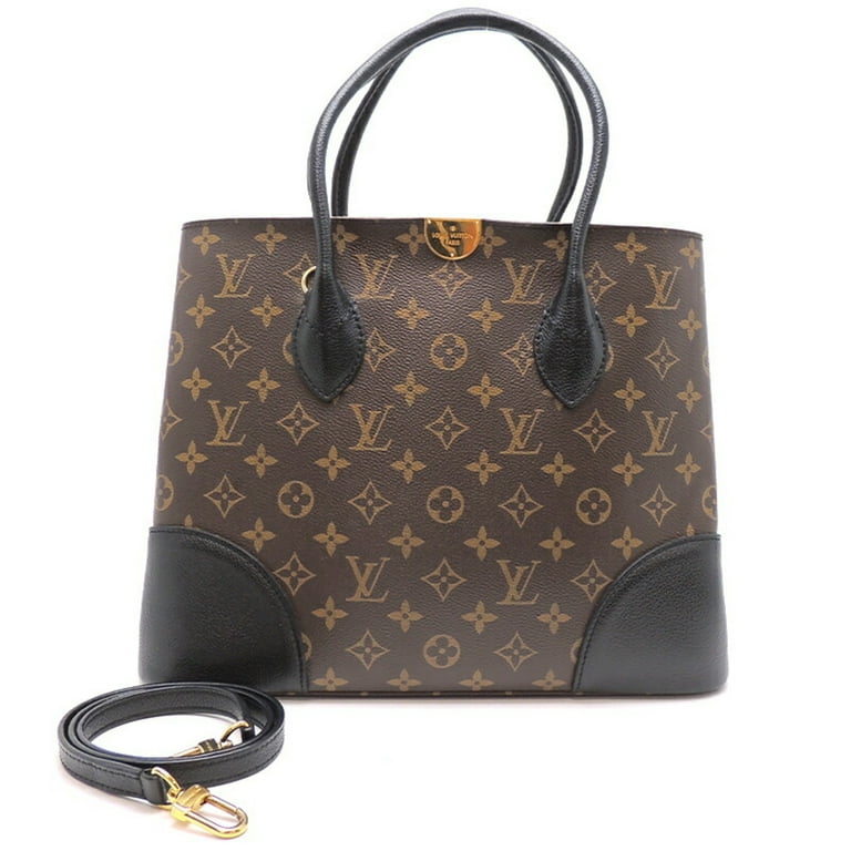 Authenticated used Louis Vuitton Flandrin Ladies Handbag M41595 Monogram Macassar Brown, Adult Unisex, Size: (HxWxD): 25cm x 31cm x 14cm / 9.84'' x