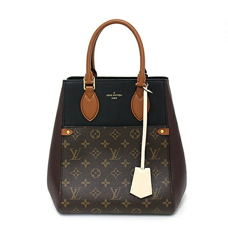 Authenticated Used Louis Vuitton Fold Tote MM M45409 Monogram Canvas Calf Leather Handbag Shoulder Bag 8a8daa9b ce68 4d55 baff f