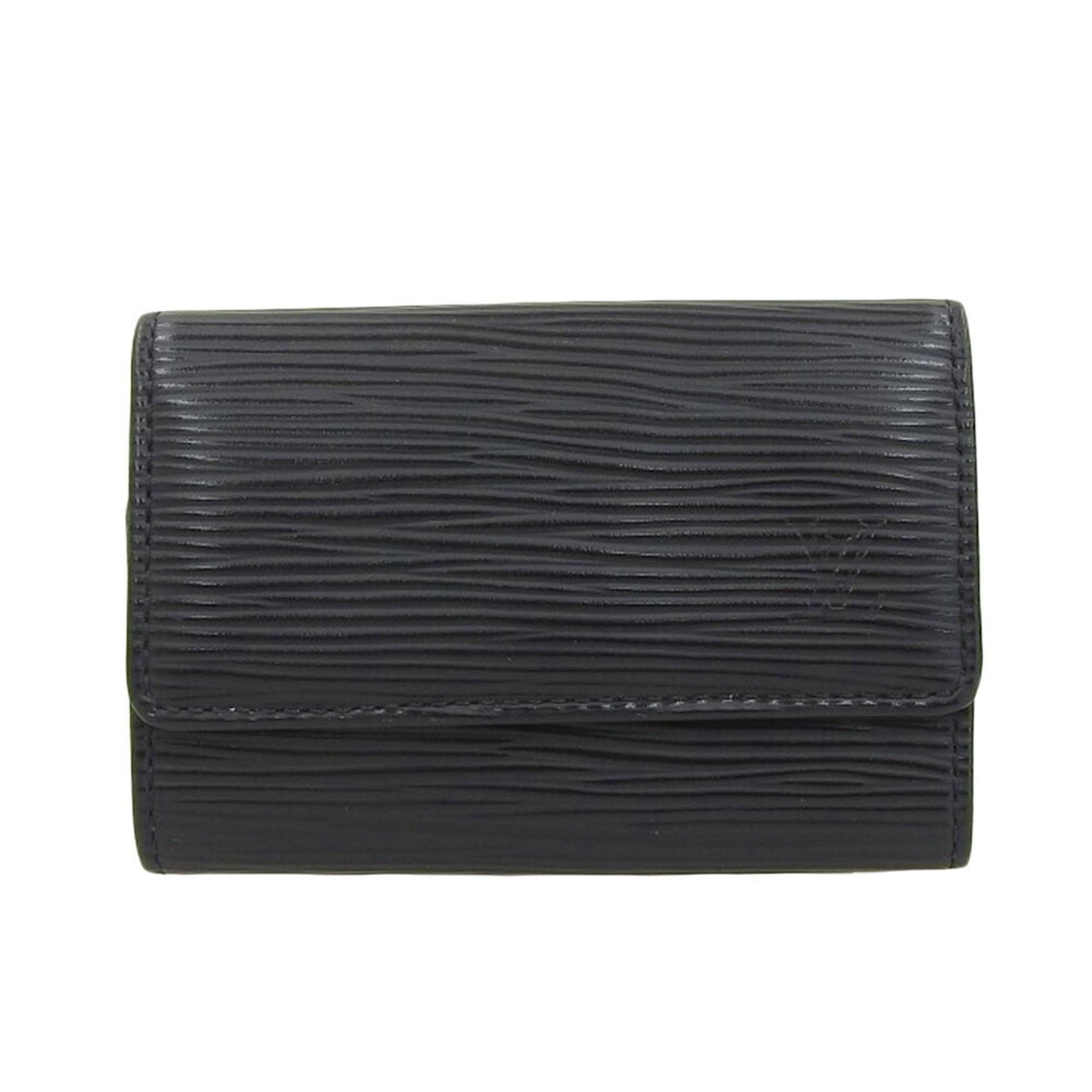 Louis Vuitton Black Epi Initials Pocket Organizer