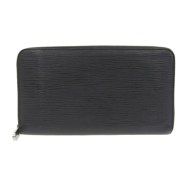 Authenticated used Louis Vuitton Louis Vuitton EPI Zippy Organizer Round Zipper Long Wallet Noir Black M60632, Men's, Size: (HxWxD): 11.5cm x 21cm x