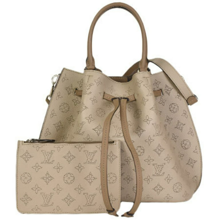 used Pre-owned Louis Vuitton Louis Vuitton Girolatta 2way Tote Bag Shoulder Monogram Mahina Galle Leather Handbag M54403 (Good), Adult Unisex, Size: (