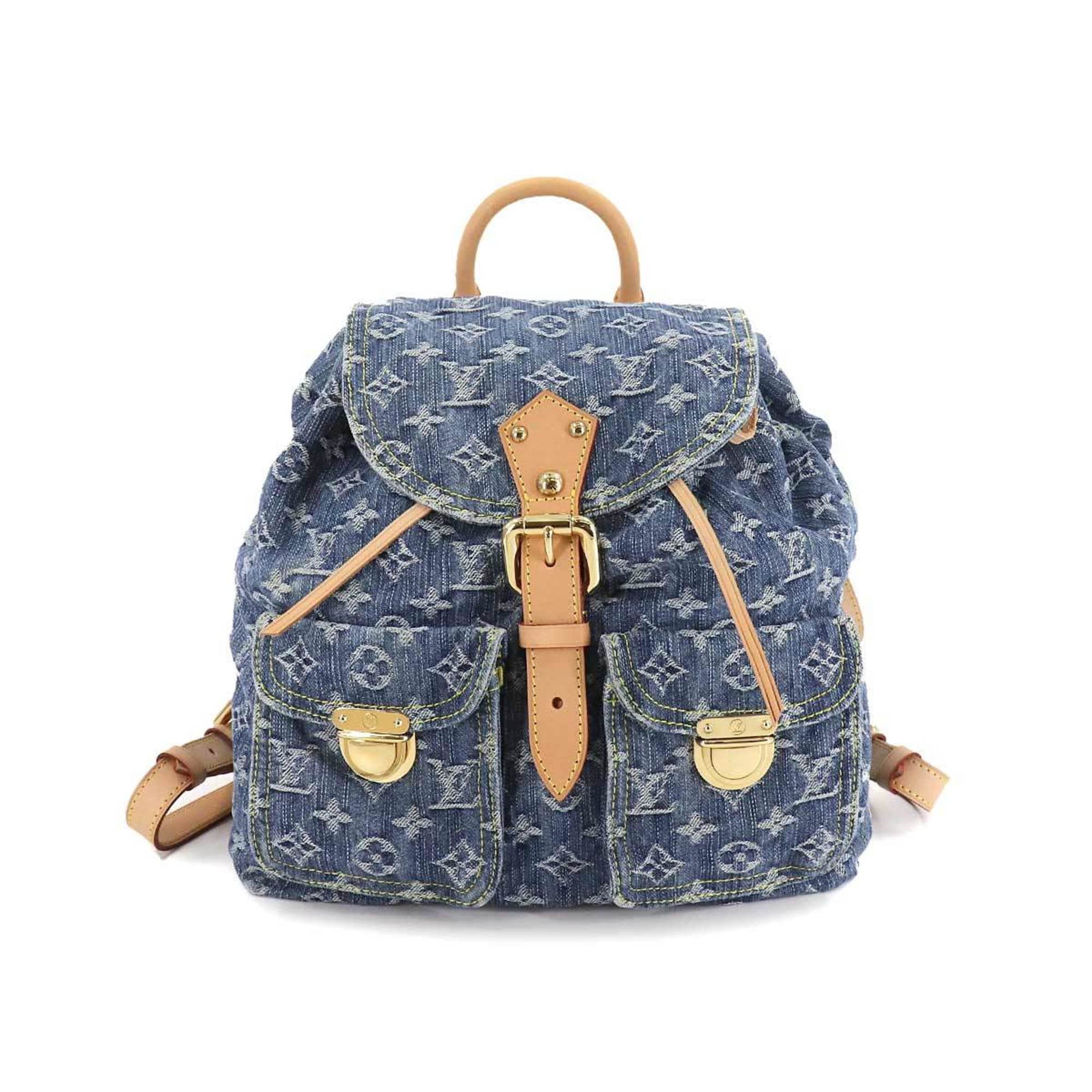 Louis Vuitton Blue Denim Monogram Denim Sac a Dos GM Backpack Bag - Yoogi's  Closet