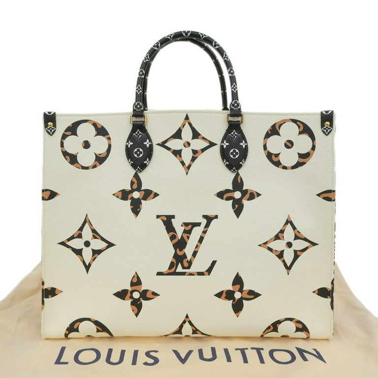 Authenticated Used Louis Vuitton LOUIS VUITTON Monogram Giant On The Go GM  Virgil Abloh Jungle 19-20 M44675 