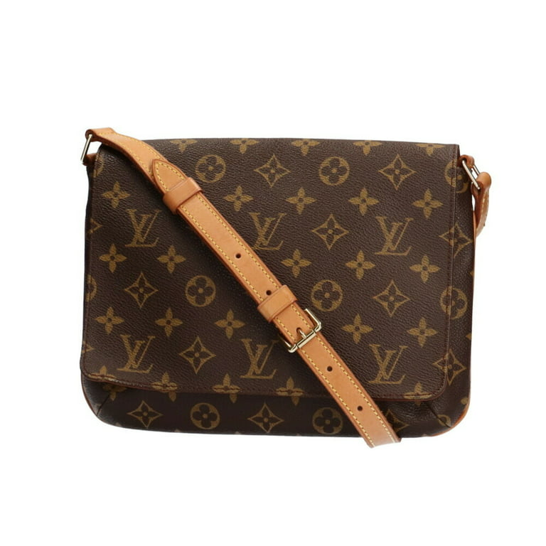 Authenticated used Louis Vuitton Louis Vuitton Musette Tango Monogram Shoulder Bag Brown Ladies, Adult Unisex, Size: (HxWxD): 17cm x 24cm x 5.5cm /