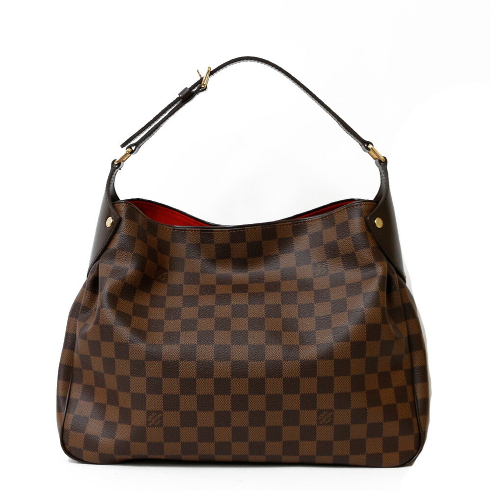 Louis Vuitton Dersou Leather Shoulder Bag (pre-owned) in Brown