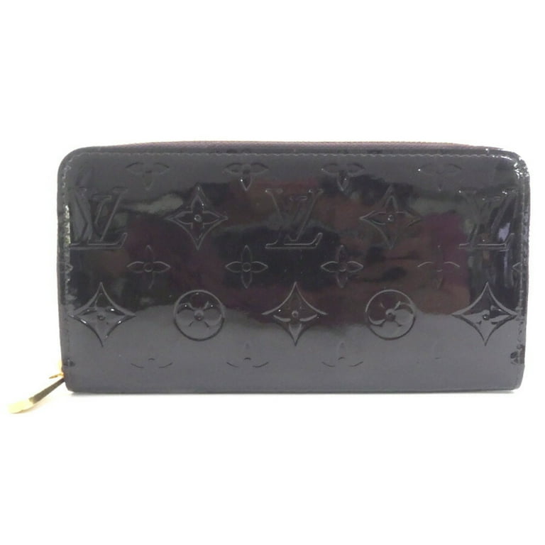 Louis Vuitton Monogram Verni Zippy Amaranto Long Wallet