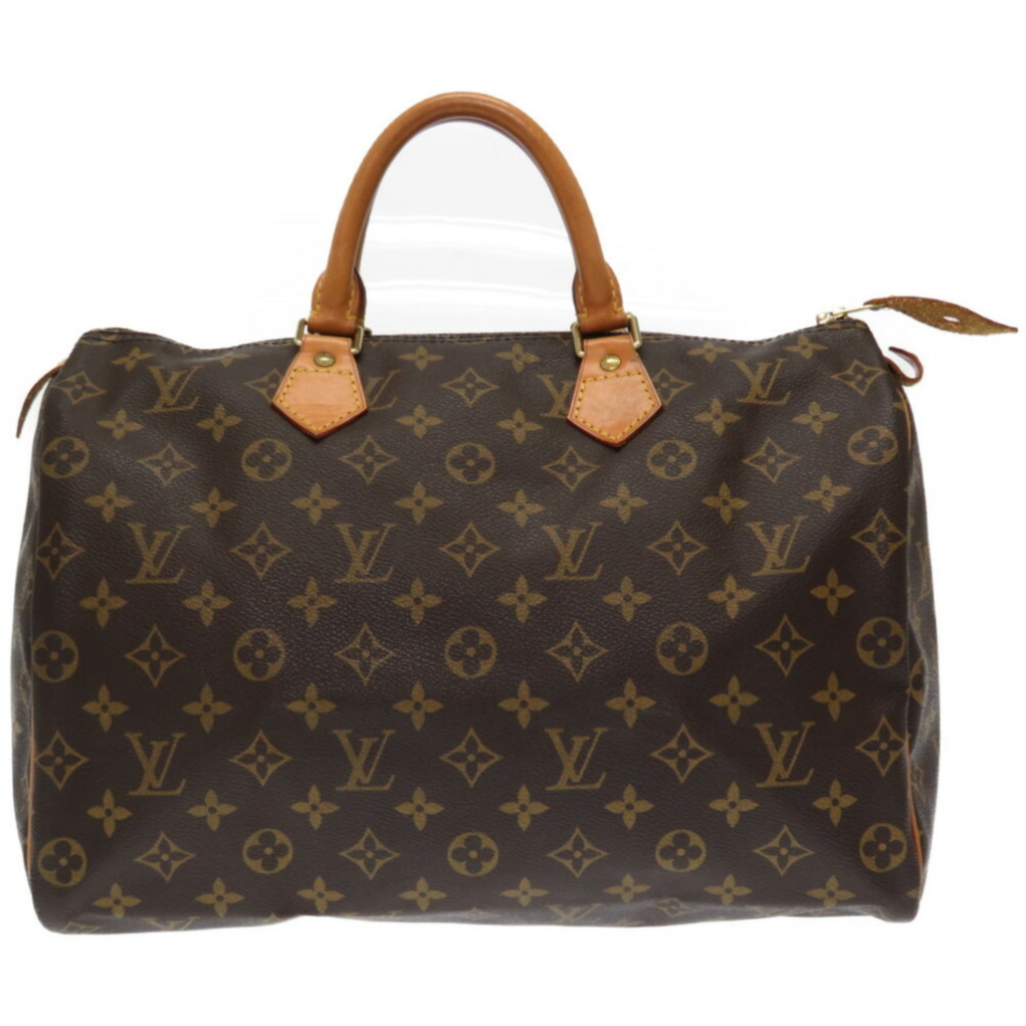 Authenticated Used Louis Vuitton Handbag Speedy 35 Brown Monogram