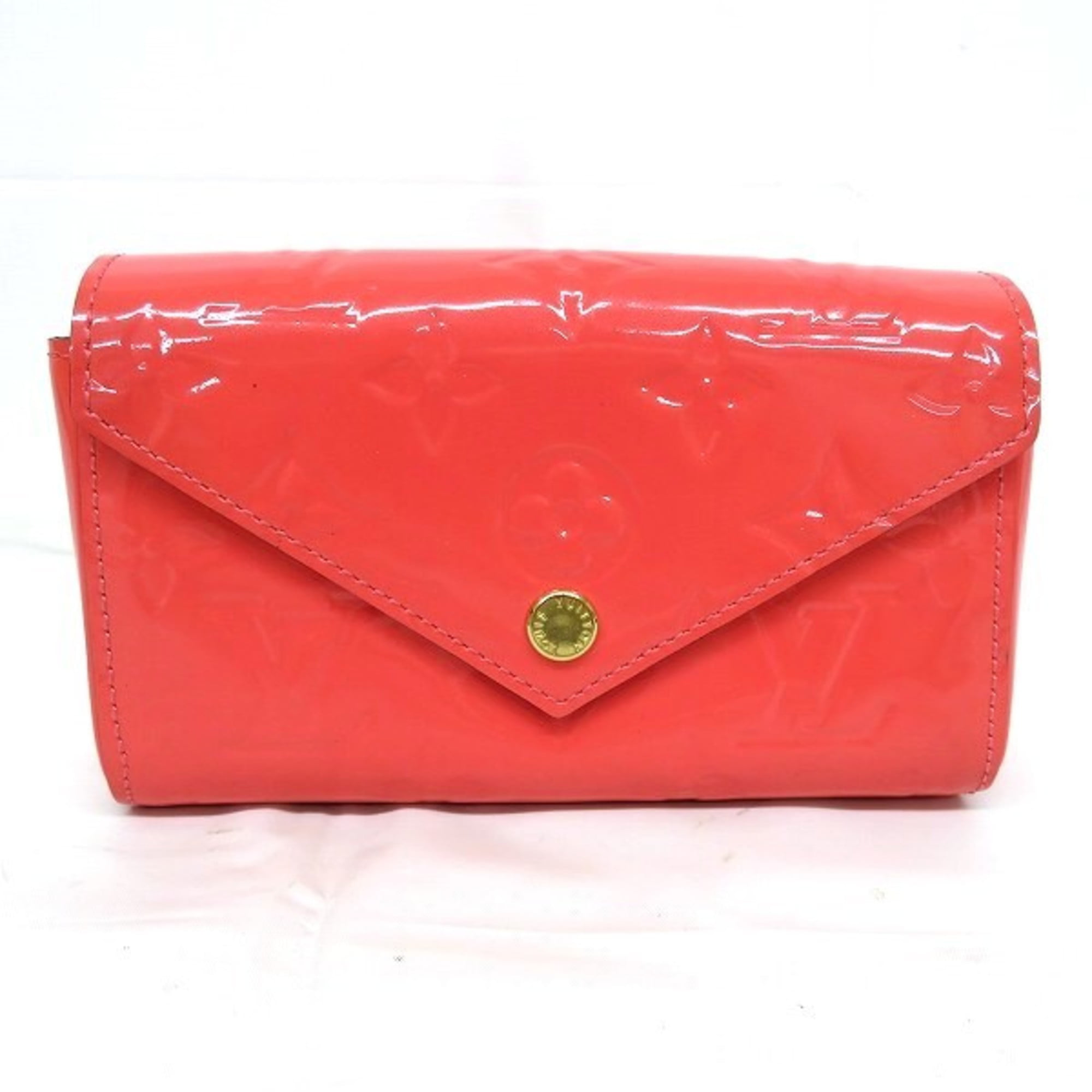 Authenticated Used Louis Vuitton Vernis Pochette Lucy M90279 Pouch Bag  Handbag Ladies 