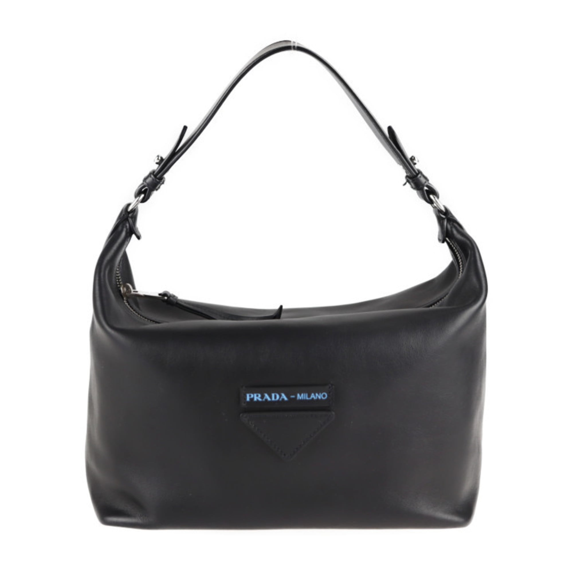 Leather handbag Prada Black in Leather - 35670677