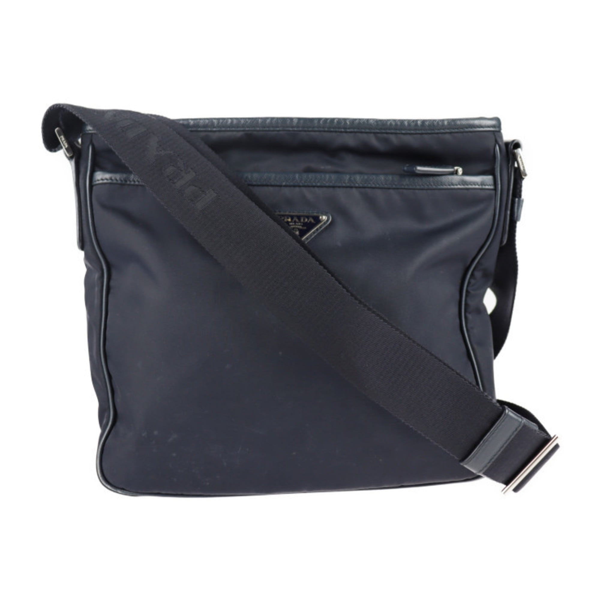 Prada Authenticated Leather Clutch Bag