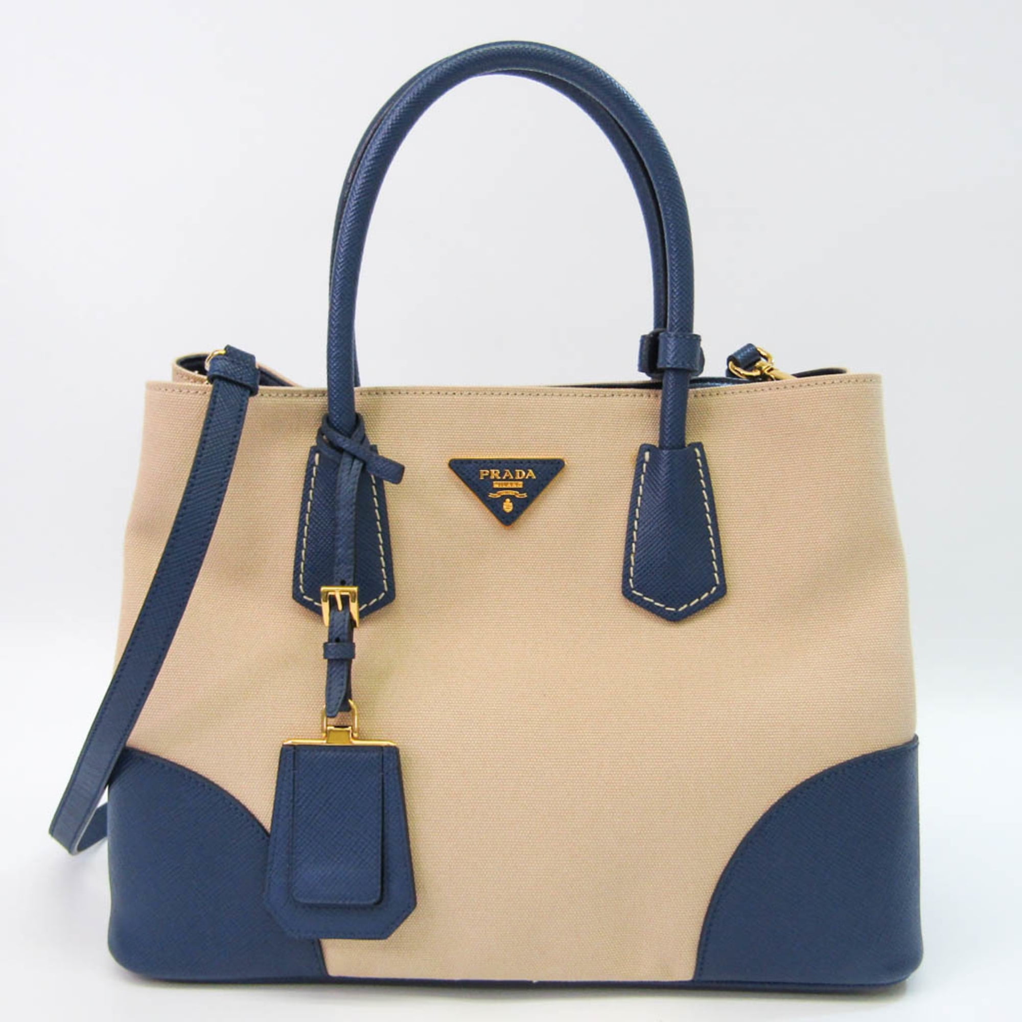Prada Women's Saffiano Double Handbag