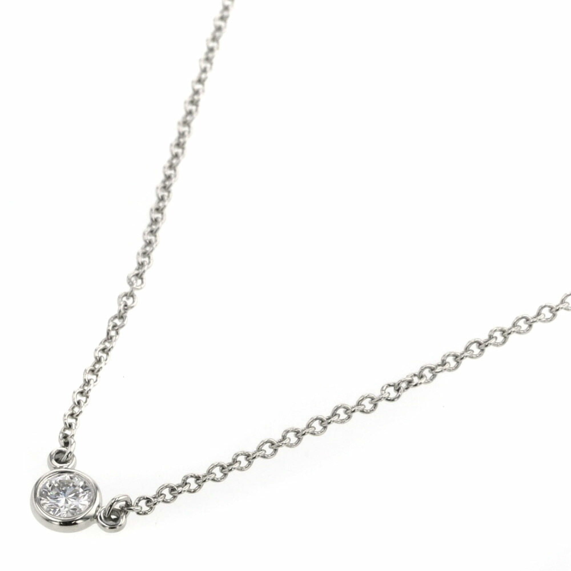 Tiffany & Co. Diamonds by the Yard Single Diamond Pendant Necklace