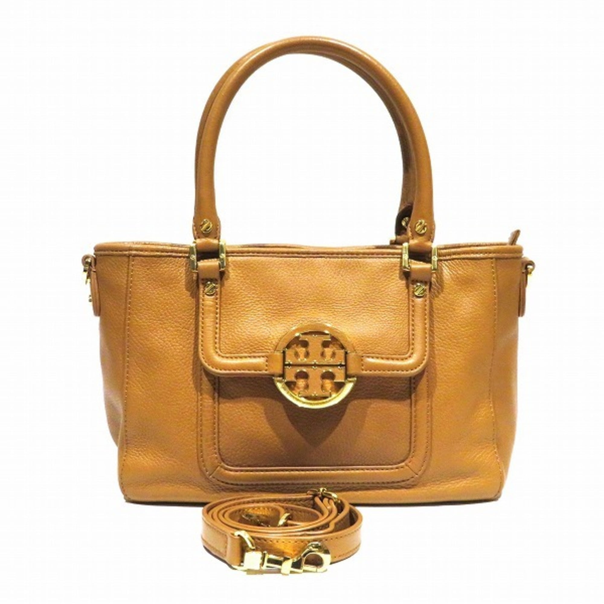 Buy [Used] TORY BURCH Amanda 2WAY shoulder bag Boston bag leather white  gold metal fittings from Japan - Buy authentic Plus exclusive items from  Japan