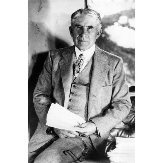 Author And Novelist Zane Grey. Ca. 1937. Courtesy Csu ArchivesEverett Collection. History (24 x 36)