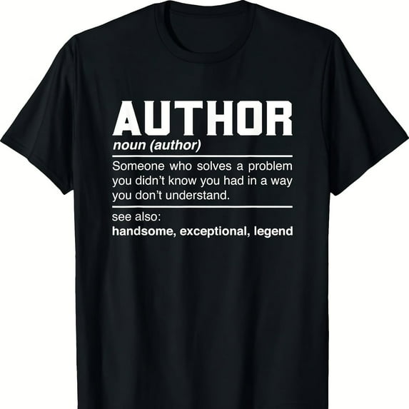 Author Definition Blogger Story B1Ook Writer Columnist Noun T-S1Hirt ...