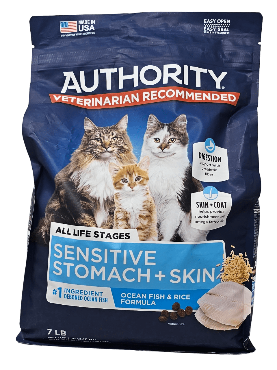 Authority cat food walmart sales