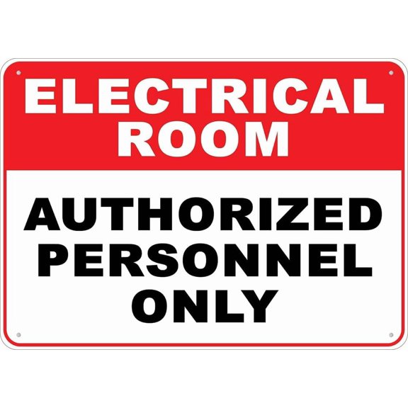 Authorized Personnel Only Sign 12X8 Inch Tin Sign Great For Garden And Yard Wall Decor