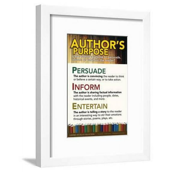 Authors Purpose, Framed Art Print Wall Art by Gerard Aflague Collection Sold by Art.Com