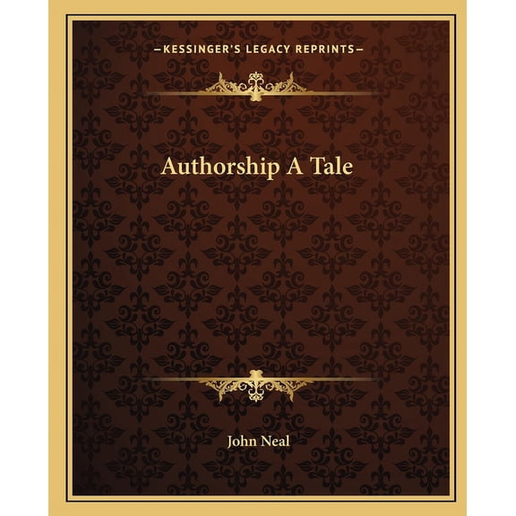 Authorship A Tale (Paperback)