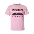 thumbnail image 1 of Autisim Awareness Not A Processing Error Unisex Adult Short Sleeve T-shirt-Light Pink-4xl, 1 of 4