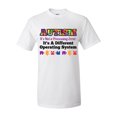 thumbnail image 1 of Autisim Awareness Not A Processing Error Unisex Adult Short Sleeve T-shirt-White-xxl, 1 of 4