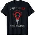 thumbnail image 1 of Autism Acceptance Shirt Light It Up Red T-Shirt #redinstead, 1 of 5