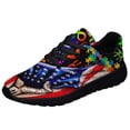 thumbnail image 1 of Autism Acceptance Shoes Sneakers for Women Men Black Size 9.5, 1 of 7
