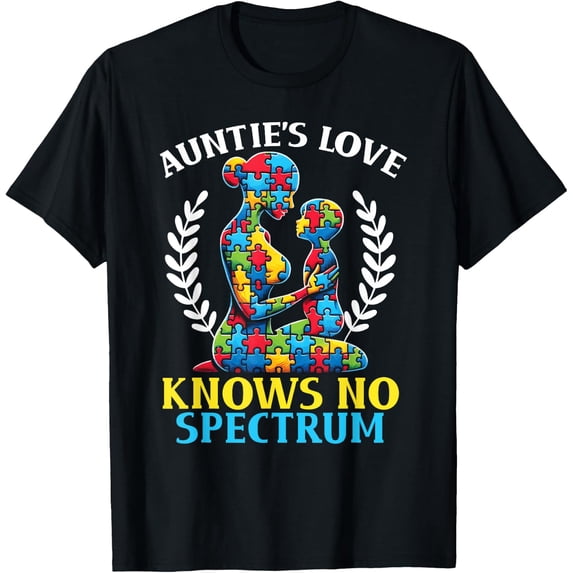 Autism Aunt Best Auntie Ever Autistic Awareness Versatile Look For ...