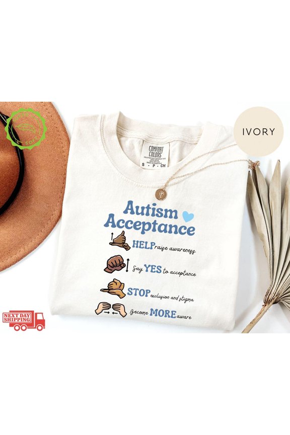 Autism Aware Autism Acceptance Sped Teacher Autism Support Autism Month Autism Awareness T-Shirt All Size S-3XL
