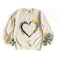 thumbnail image 1 of Autism Aware Sweatshirt, Accept Understand Love Sweatshirt, Autism Sweater, Autism Teacher Sweater, Autism Support Sweatshirt, Autism Month, 1 of 3