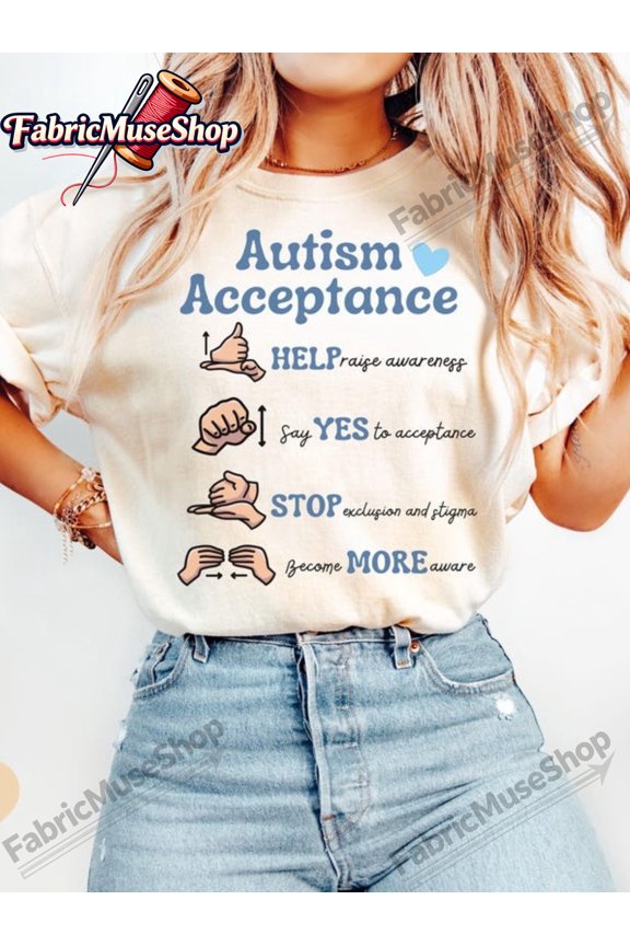 Autism Aware T-shirt, Autism Acceptance Shirt, SPED Teacher Shirt Gift, Autism Support Shirt, Autism Month Shirt, Autism Awareness Shirt, Halloween Thanksgiving Christmas Gift for Men Women