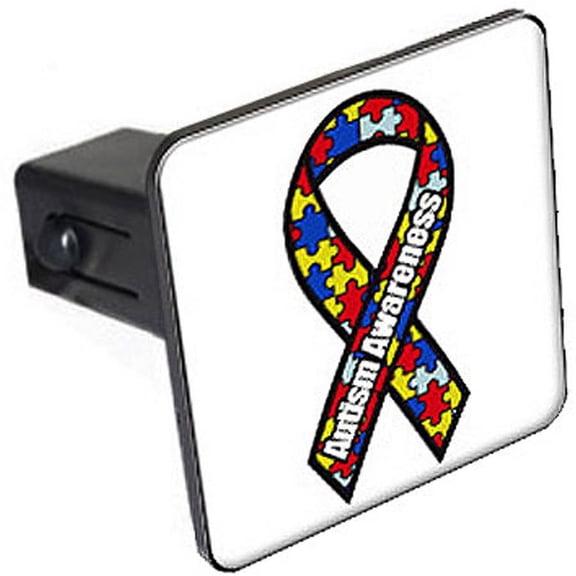 Autism Awareness 1.25" Tow Trailer Hitch Cover Plug Insert