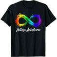 thumbnail image 1 of Autism Awareness Acceptance Rainbow Infinity Symbol T-Shirt, 1 of 4