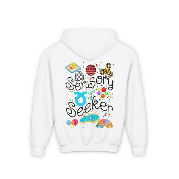 Autism Awareness, Acceptance, Sensory Seeker Hoodie For Youth , Kids