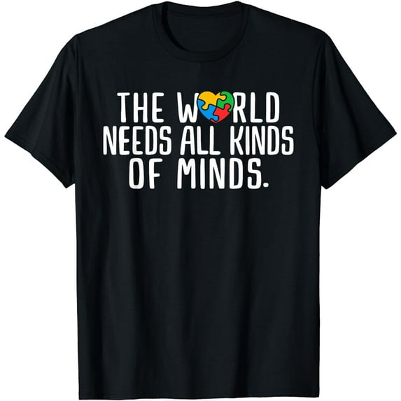 Autism Awareness All Kinds Of Minds Autistic Support T-Shirt
